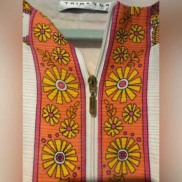 Trina Turk Arboretum Dress Cotton, California Arboretum Paisley size 6 - Picture 5 of 10